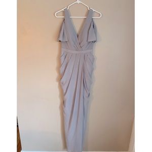 Lulu’s Gray Maxi Dress